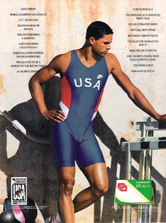 Dan O'Brien World Champion Decathlete for 1994 Fuji Film Member of the 1994 US Track Team