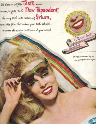 Pepsodent Toothpaste 1947 Ad