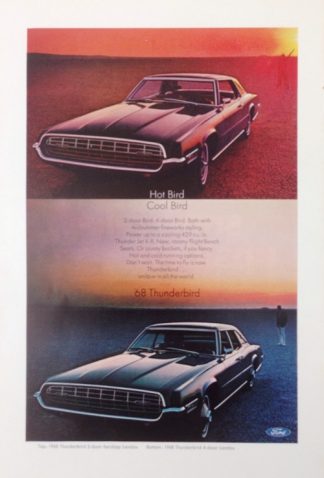 Ford Thunderbird 2 & 4 Door Landau 1968 Car Ad
