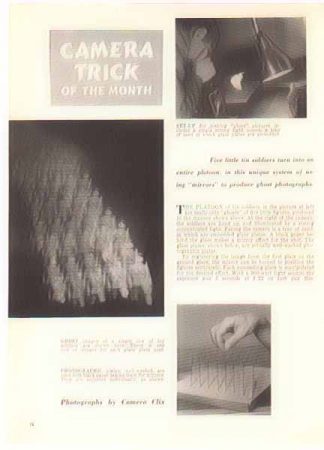 Camera 1951 Magazine Article - Ghost Trick Photo Instructions