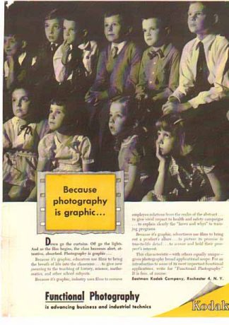 Kodak 1947 Ad - Functional Photography