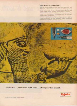 Upjohn Medicine 1952 Ad - Kalamazoo, Michigan