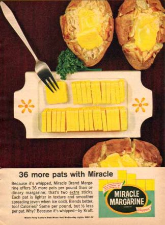 Kraft Miracle Margarine 1963 Ad